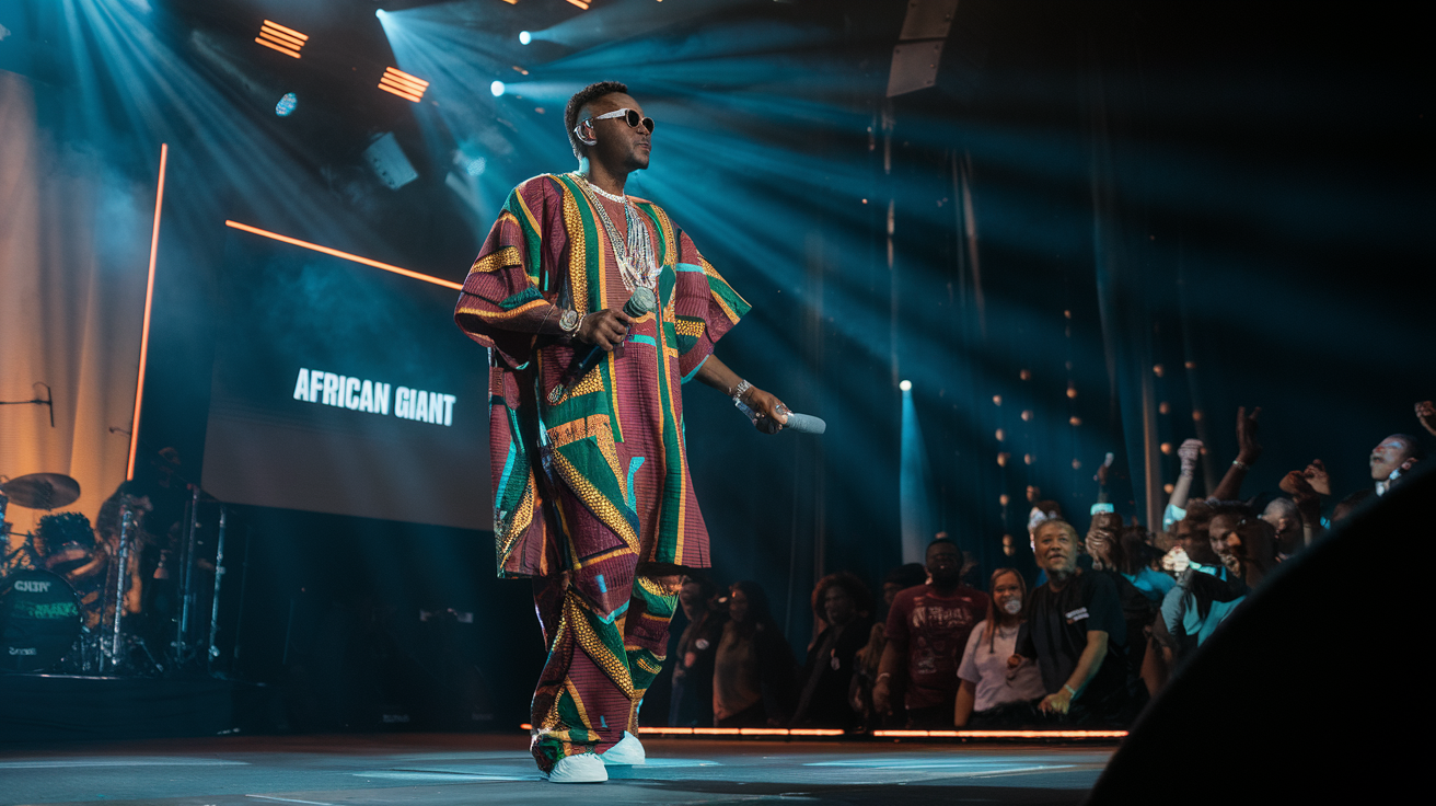 Burna Boy performing live concert in Lagos Nigeria 2025